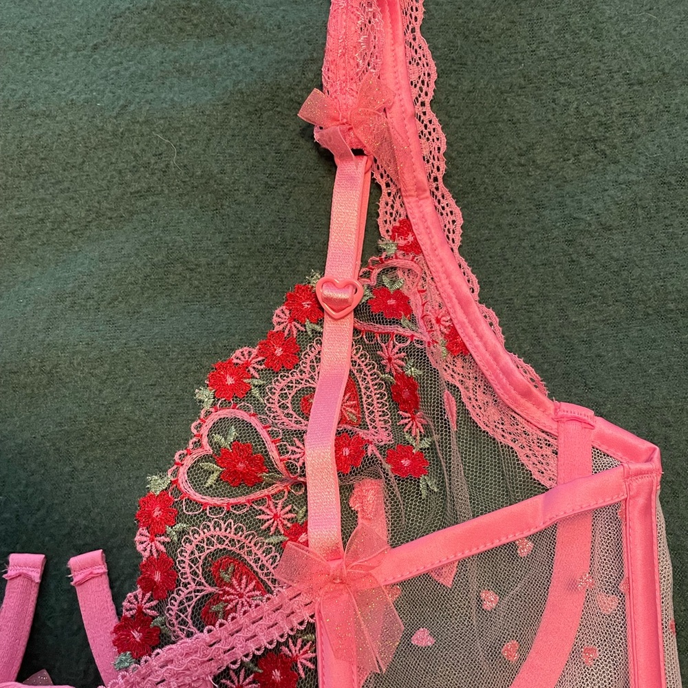 For Love and Lemons Whimsical Garden Underwire Bra - Picture 9 of 14
